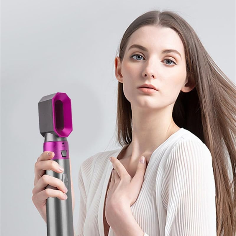 Luxury 5-in-1 Hair Styling Tool: Detachable Comb & Automatic Suction Curler