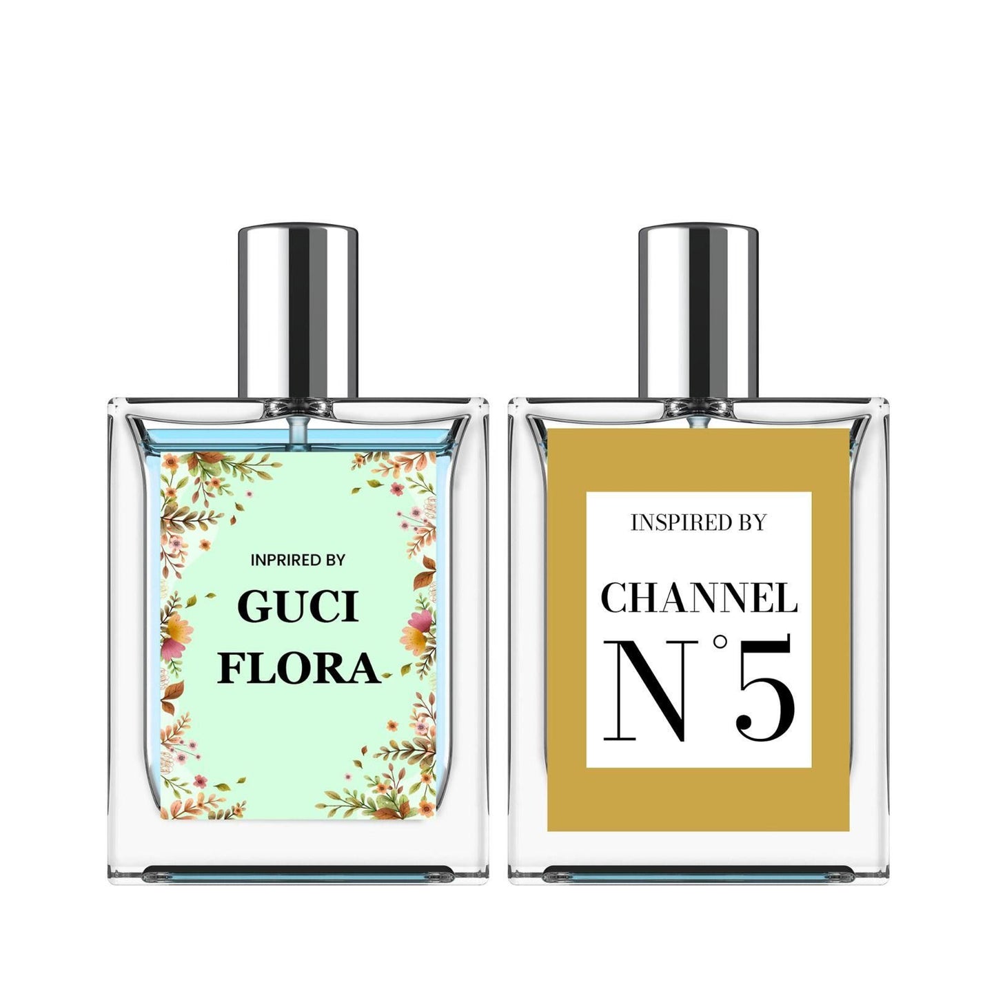 Gucci Flora & Chanel N5 Eau De Parfum