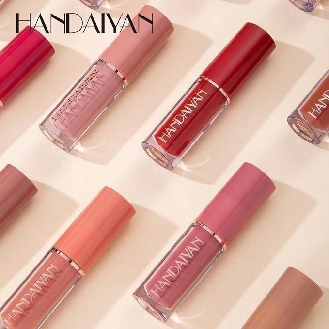 Velvet Matte Liquid Lipstick Set – 12 Pcs