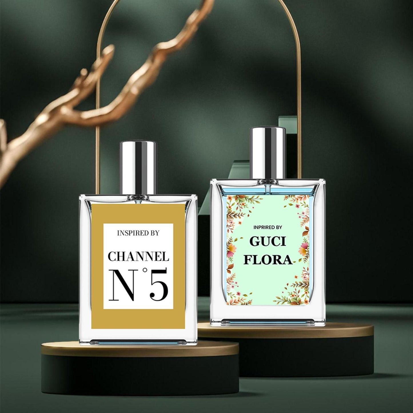 Gucci Flora & Chanel N5 Eau De Parfum