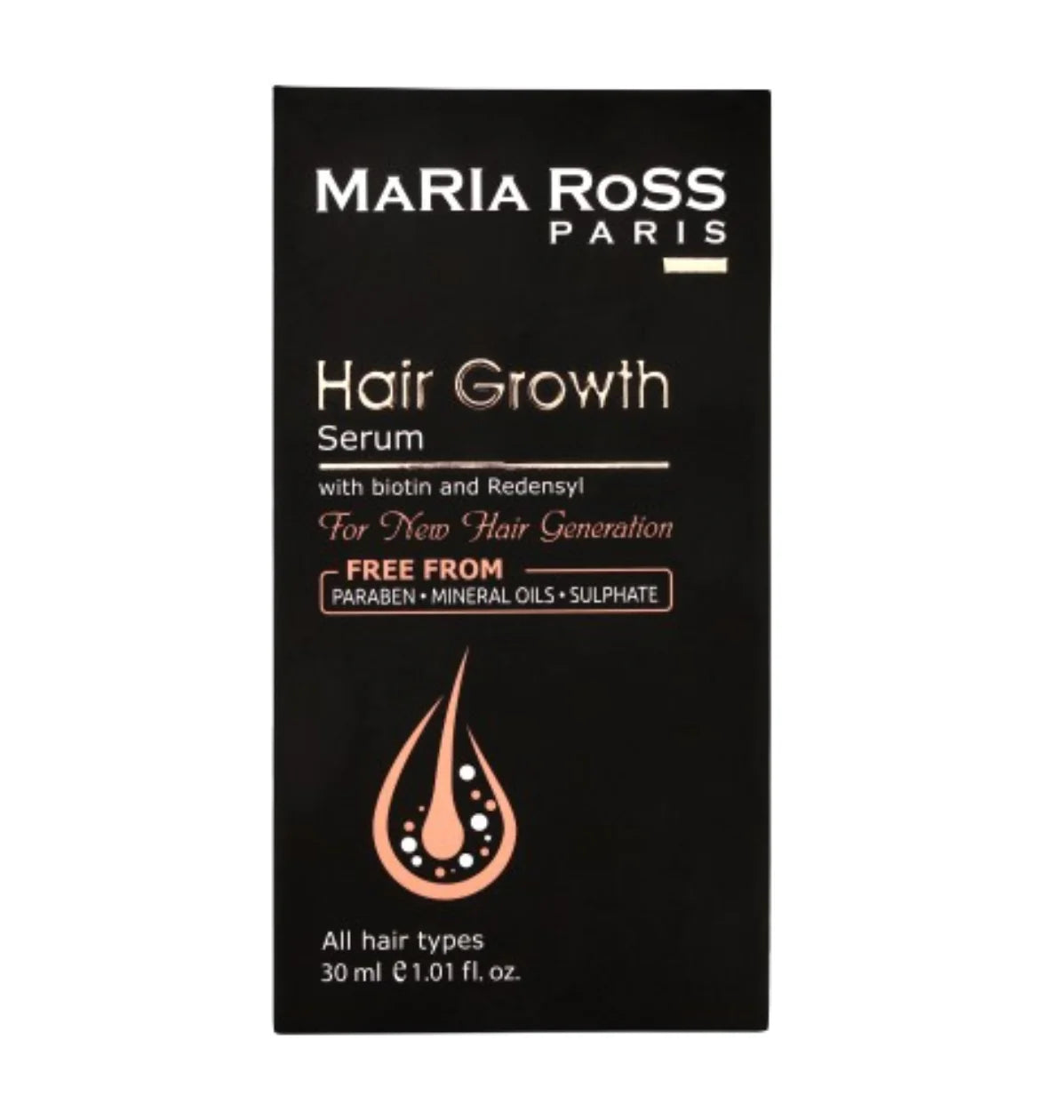 Maria Ross Advance Hair Growth Serum for Men & Women| Prevent Hair Fall Biotin Serum| Natural Ingredients Free From Paraben - 30 ml