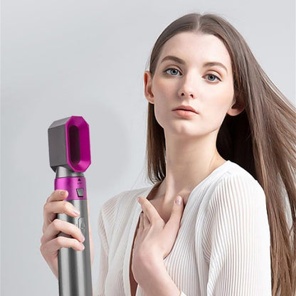 Luxury 5-in-1 Hair Styling Tool: Detachable Comb & Automatic Suction Curler