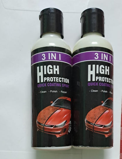 Hydrophobic Polish Nano Coating Agent Car Scratch Spray Cars Polishing for Motorcycles, Boats (Pack of 2)