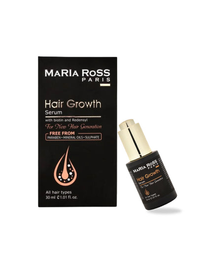 Maria Ross Advance Hair Growth Serum for Men & Women| Prevent Hair Fall Biotin Serum| Natural Ingredients Free From Paraben - 30 ml